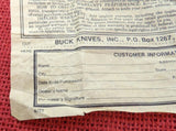 Buck 0501 501 Esquire NOT Squire Pocket Knife Micarta Handle USA Made 1977-1980 Lot#501-4
