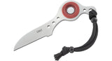 Columbia River CRKT 5030 Cling-On Ed Van Hoy Neck Knife Wharncliff Blade Leather Sheath