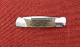 Buck 0503BB 503 Prince Jig Brown Bone Knife 1990 USA 503-3