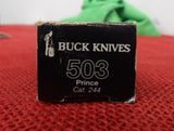 Buck 0503 503 Prince Knife Wood Handle 1994 USA 503-12
