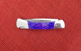 Buck 0503-SS4 503 Prince Purple Sunset Stone Knife USA 2002 NIB 503-13