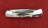 Buck 0503STSLE 503 Prince Stag Pocket Knife Lock Back USA 2008 NIB Lot#503-10