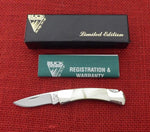Buck 0505 505-JCP2 Knight Knife White Pearl Limited Edition 2001 USA Lot#505-10