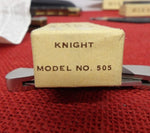 Buck 0505RWS 505 Knight RARE UNFINSHED Collector Item 425M Knife USA 1988 Lot#505-11