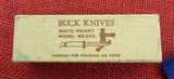 Buck 0506 506 Lady Buck White Knight Micarta Gentleman's Knife USA Dot Early 80's Lock Back MINT Lot#506-4