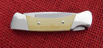 Buck 0506 506 Lady Buck White Knight Micarta Gentleman's Knife USA Dot Early 80's Lock Back MINT Lot#506-4