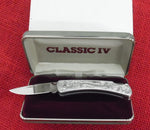 Buck 0515 515 Classic IV Scrolled Small Lockback Aluminum Knife Presentation Case 1980's USA Lot#BU-335