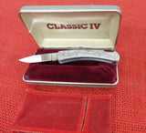 Buck 0515 515 Classic IV Scrolled Small Aluminum Knife 505 Knight 1980's 505-14