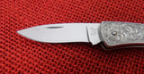 Buck 0515 515 Classic IV Scrolled Small Aluminum Knife 505 Knight 1980's 505-14