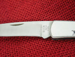 Buck 0521 521 521A9 VIP-1 (Large Gent) Memory Series Knife Golden & Black Retrievers Labs USA Made 1991 Lot#521-3