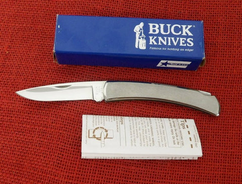 Buck 0522 522 VIP-II Executive Knife 1991 Large Gent USA Mirror Polished 521 NOS Lot#521-8