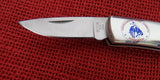 Buck 0525 525-PR PRCA Pro Rodeo Overlay Gent 1994 USA Knife 525-64