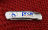 Buck 0525 525-PR PRCA Pro Rodeo Overlay Gent 1994 USA Knife 525-64