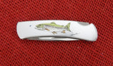 Buck 0525 525 Gent Pocket Knife 1988 Rainbow Trout 525-62