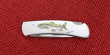 Buck 0525 525 Gent Pocket Knife 1988 Rainbow Trout 525-62