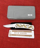 Buck 0525 525-OL 526 Executive Gent .925 Silver Gold Oak Leaf Acorn 525-61