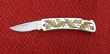 Buck 0525 525-OL 526 Executive Gent .925 Silver Gold Oak Leaf Acorn 525-61