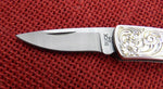 Buck 0526 526 Executive Gent Knife Gold Scrolled Sterling Silver Handle 2012 Lot#525-58