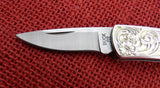 Buck 0526 526 Executive Gent Knife Gold Scrolled Sterling Silver Handle 2012 Lot#525-58