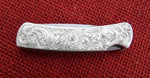 Buck 0526 526 Executive Gent Knife Gold Scrolled Sterling Silver Handle 2012 Lot#525-58