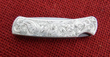 Buck 0526 526 Executive Gent Knife Gold Scrolled Sterling Silver Handle 2012 Lot#525-58