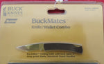 Buck 0529W1P 529 BuckMates BuckSkin Gent and Amity Wallet Set Lizard Pattern USA 1988 Lot#529-2