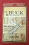 Buck 0529 529E1 BuckSkin Gent Knife EEL Skin Brass Framed USA 1987 Lot#529-3