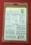 Buck 0529 529E1 BuckSkin Gent Knife EEL Skin Brass Framed USA 1987 Lot#529-3