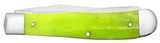Case 53030 Trapper Knife Green Apple Smooth Bone USA Made 6254 SS