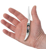 Case 53064 Small Texas Toothpick Gray Bone Flag Shield 610096 SS