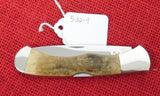 Buck 0532BP 532 Bucklock Mastodon Ivory Highly Polished 420HC S#24/250 USA Lot#532-9