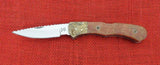 Buck 0532APSLE1 532 Bucklock Knife Apple Coral Mokume Bolsters USA 532-56