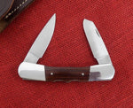 Buck 0535 535 Bucklock 2 USA 1991 Knife UNUSED IN BOX Wood Handle 425M Steel Lot#535-4