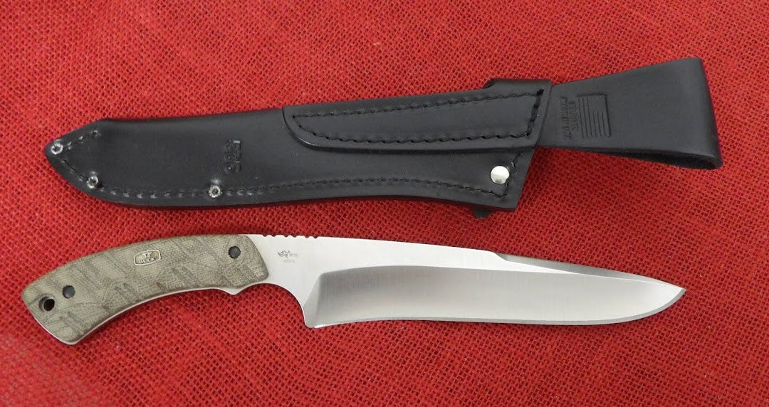 Buck 0535 535ODS 535 Moose Skinner Open Season Knife S35VN Micarta BU ...