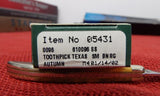 Case 05431 Tiny Toothpick Knife Silver Script Autumn Bone 2002 USA 610096 SS