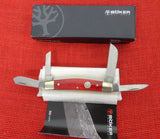 Boker 115465SRB Carver's Congress 4 Blade Knife Red Bone Germany