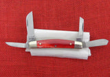 Boker 115465SRB Carver's Congress 4 Blade Knife Red Bone Germany