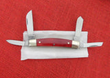 Boker 115465SRB Carver's Congress 4 Blade Knife Red Bone Germany