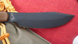 Ka-Bar Knife 5600 Potbelly Johnson Adventure Blades w/ 5599 Piggyback 1095 Blade Brown GFN