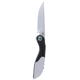 Columbia River CRKT 5670 Fial Princeton Wong Liner Lock Front Flipper Knife Black/Gray Stainless Steel Handle Folding Corkscrew