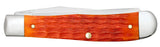 Case 57530 Trapper Knife Orange Tequila Sunrise Jig Bone 6254 SS NIB