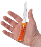 Case 57536 Axe Handle Knife Tequila Sunrise Jig Bone BR61135 SS