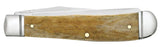 Case 58182 Trapper Antique Smooth Bone Fluted Bolster Pocket Knife 6254 SS