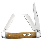 Case 58185 Stockman Pocket Knife Smooth Antique Bone Fluted Bolsters 6318 SS