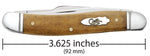 Case 58185 Stockman Pocket Knife Smooth Antique Bone Fluted Bolsters 6318 SS