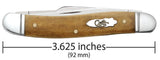 Case 58185 Stockman Pocket Knife Smooth Antique Bone Fluted Bolsters 6318 SS