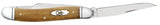 Case 58185 Stockman Pocket Knife Smooth Antique Bone Fluted Bolsters 6318 SS