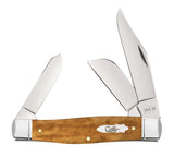 Case 58204 Large Stockman Smooth Antique Bone Knife Fluted Bolster 6375 SS