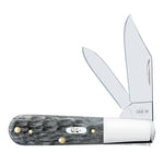 Case 58423 Barlow Knife 2 Blade Pocket Worn Gray Jig Bone Carbon Steel 62009 1/2 CS USA