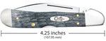 Case 58424 Copperlock Knife Pocket Worn Gray Bone Carbon Wharncliffe 61549WL CS